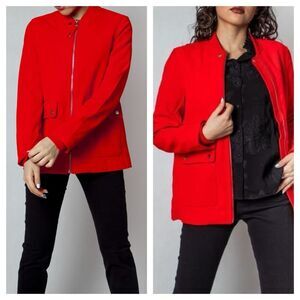 H&M Full Zip Bomber Blazer Jacket